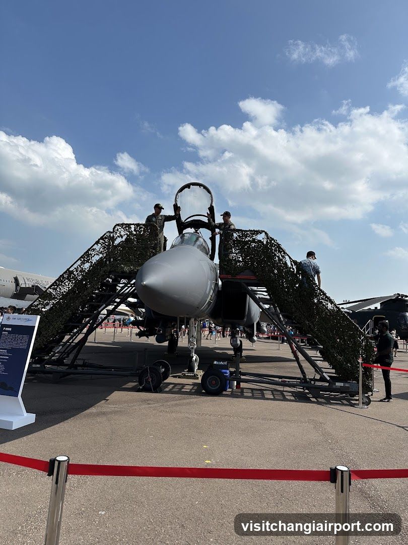 Military Aircraft Display at Air Show