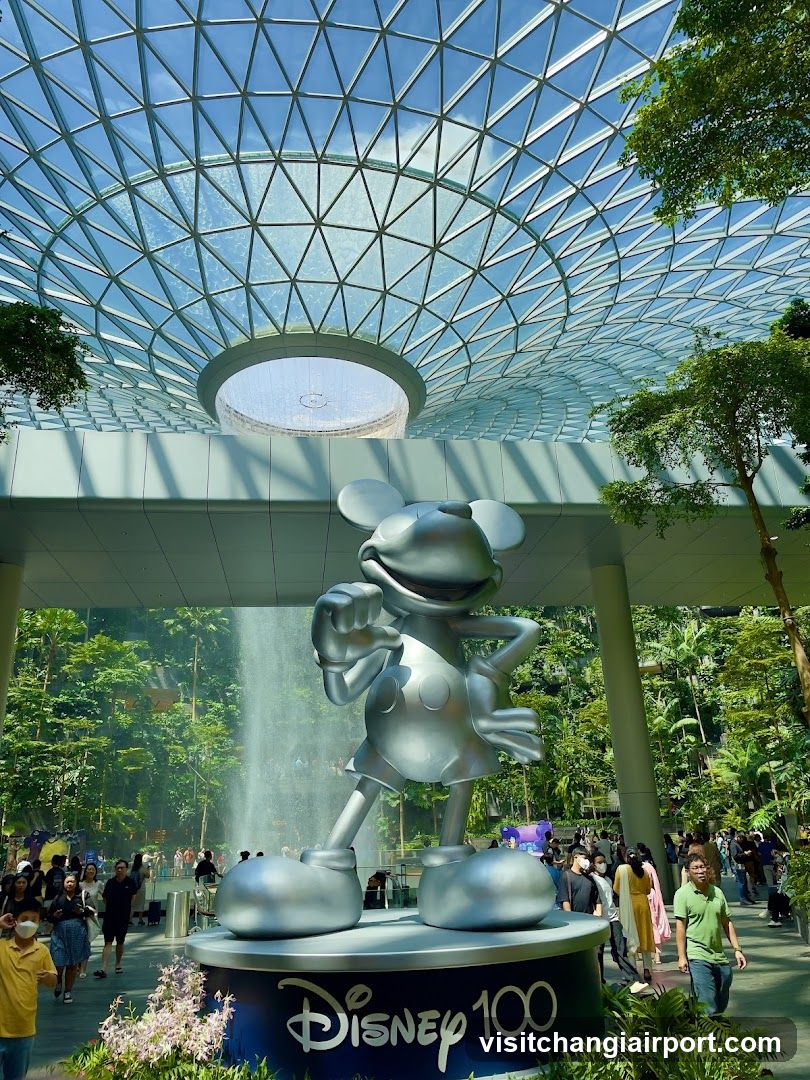 Disney 100 Statue at Jewel Changi