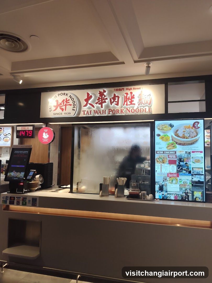Tai Wah Pork Noodle Shop Interior View