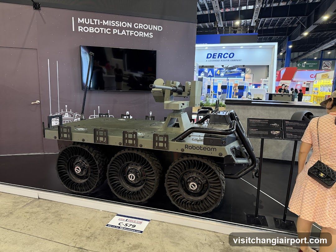Multi-Mission Ground Robotic Platforms Display