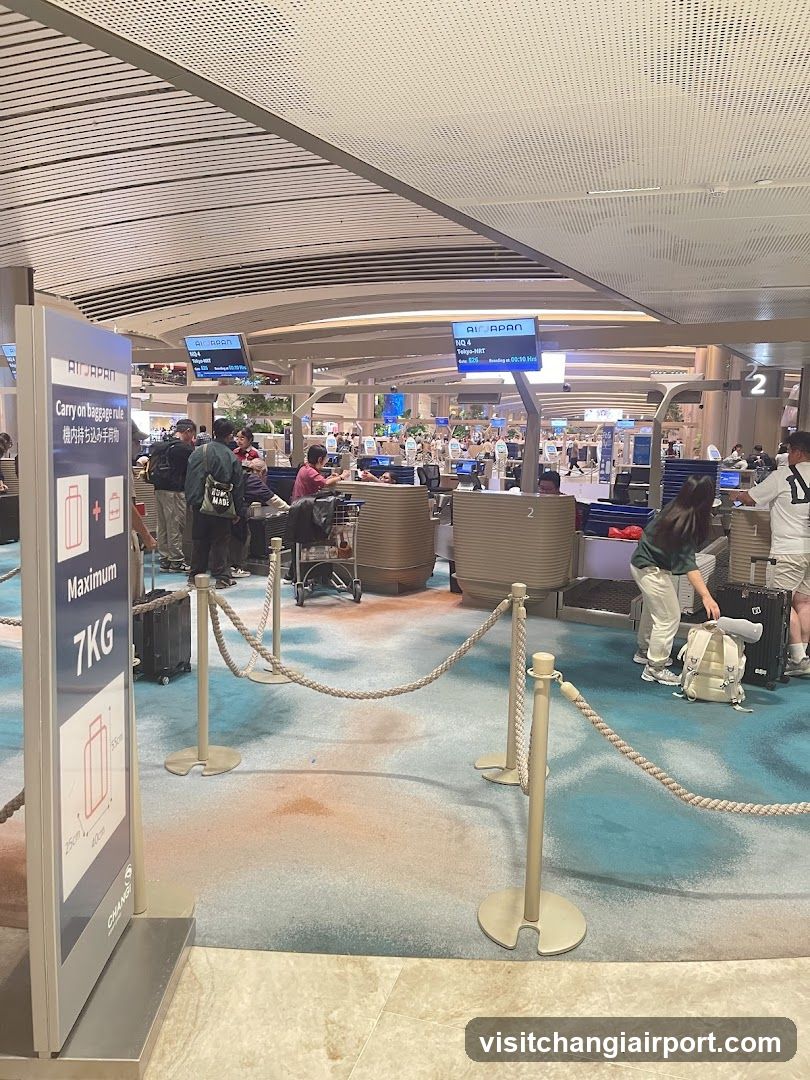 Airport Check-in Area