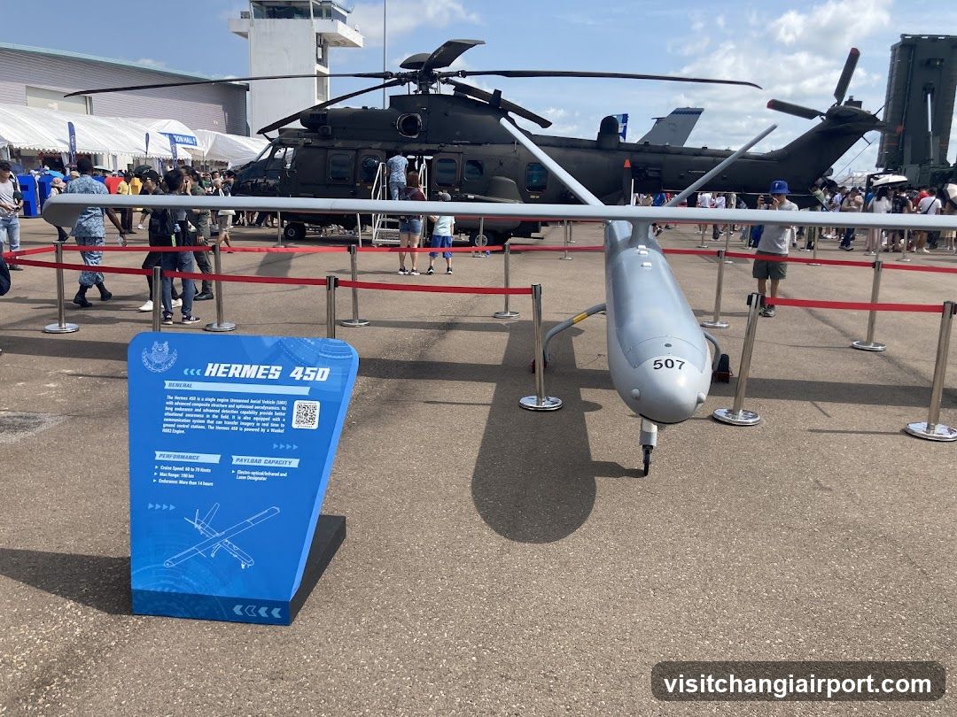 Hermes 450 Drone Display