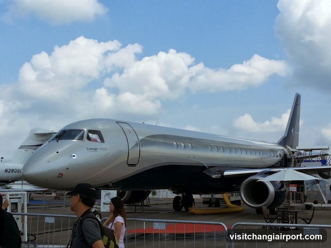 Private Jet Display at Airport