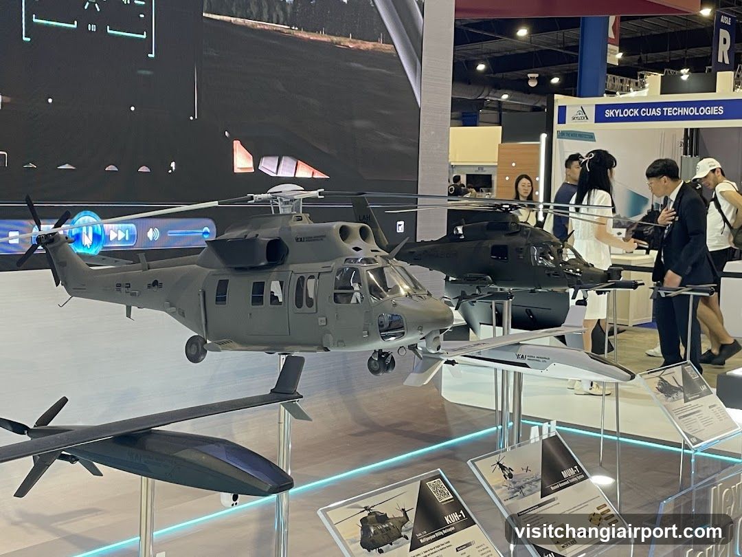Helicopter and Drone Exhibition Display