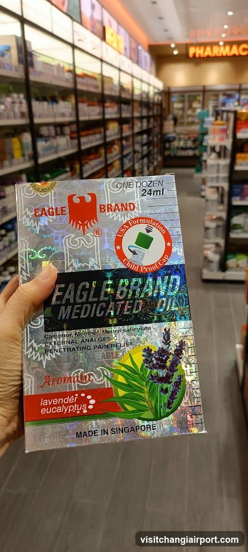 Eagle Brand Medicated Oil in Pharmacy