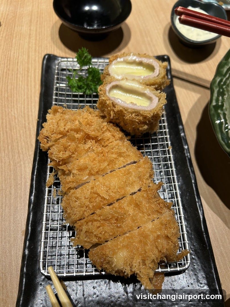 Crispy Fried Cutlet with Cheese Filling