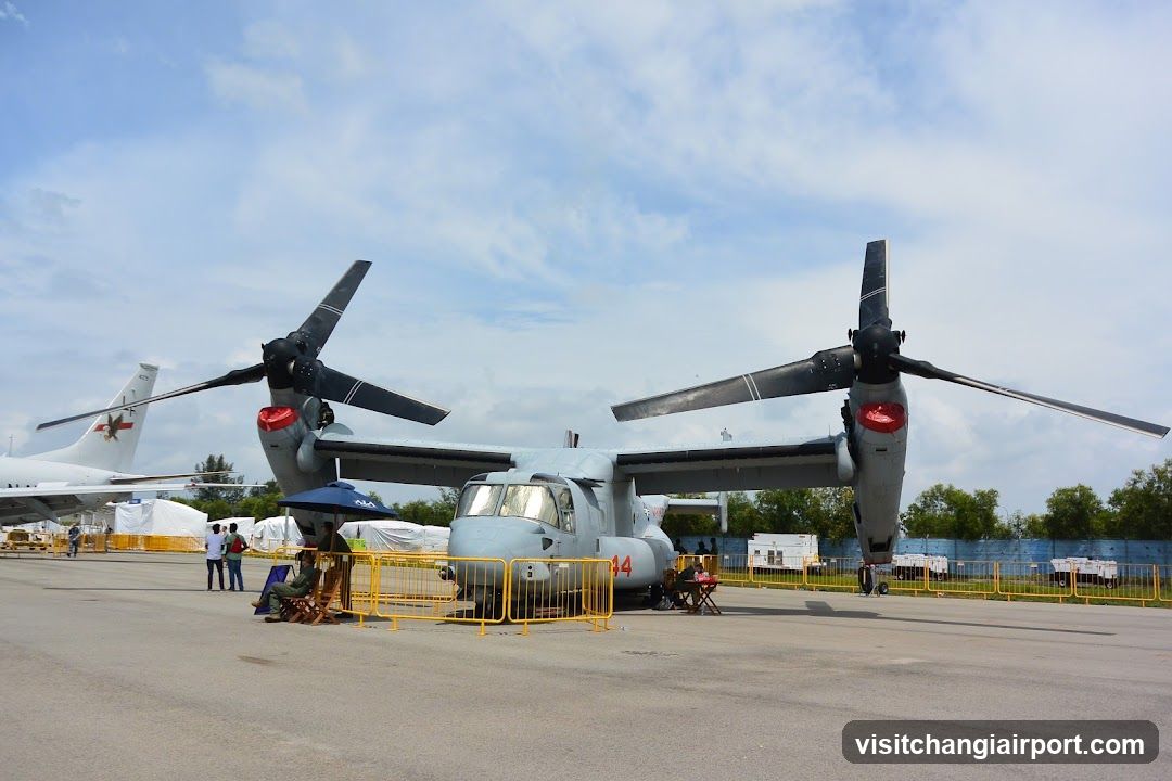 V-22 Osprey at an air show
