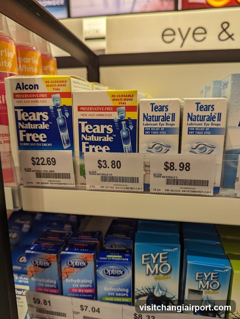 Eye Care Products Display
