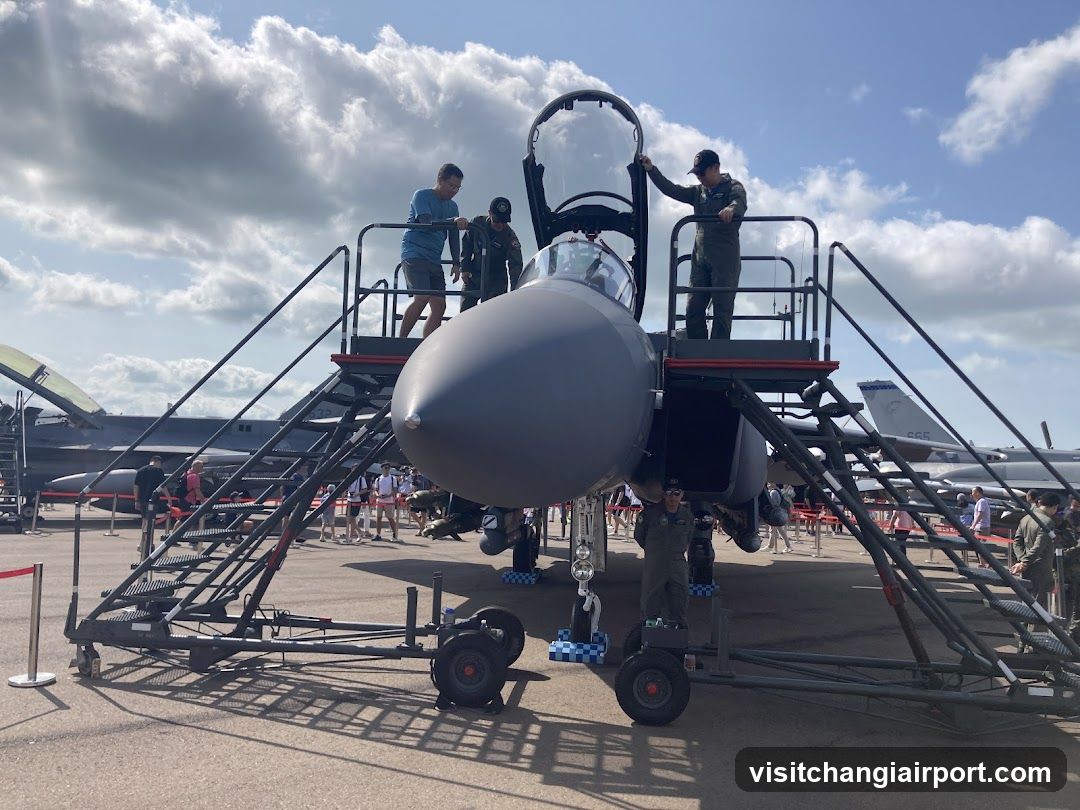 F-16 Fighting Jet Display at Air Show