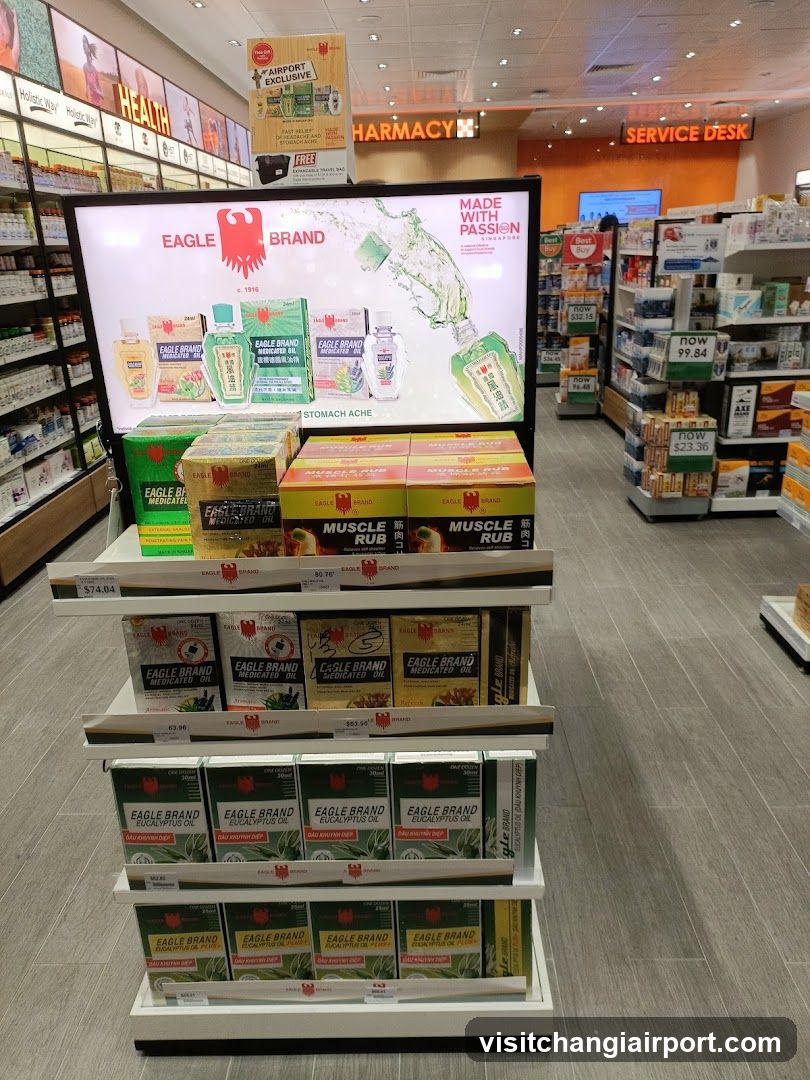 Eagle Brand Product Display in Pharmacy Store