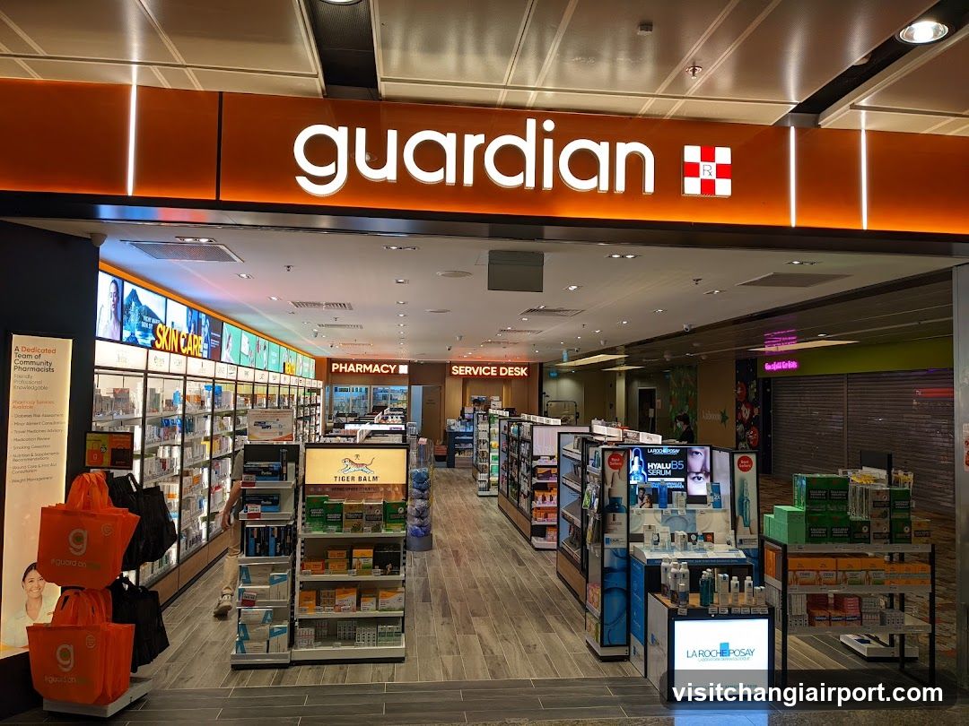Guardian Health & Beauty + Pharmacy – Changi Airport Terminal 1 Transit West