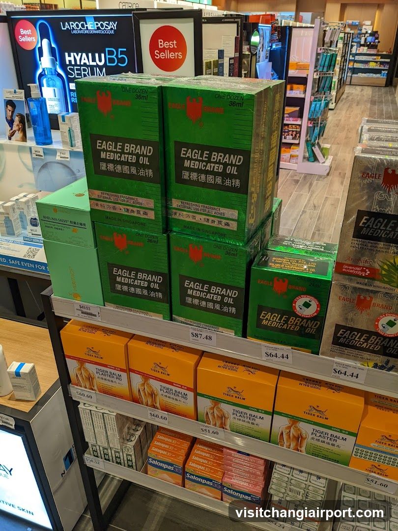 Eagle Brand Medicated Oil Display
