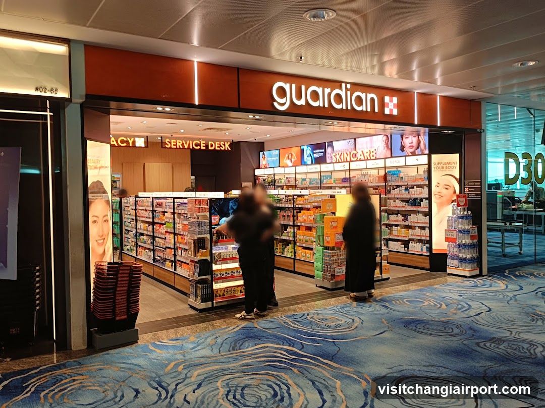 Guardian Health & Beauty + Pharmacy – Changi Airport Terminal 1 Transit West