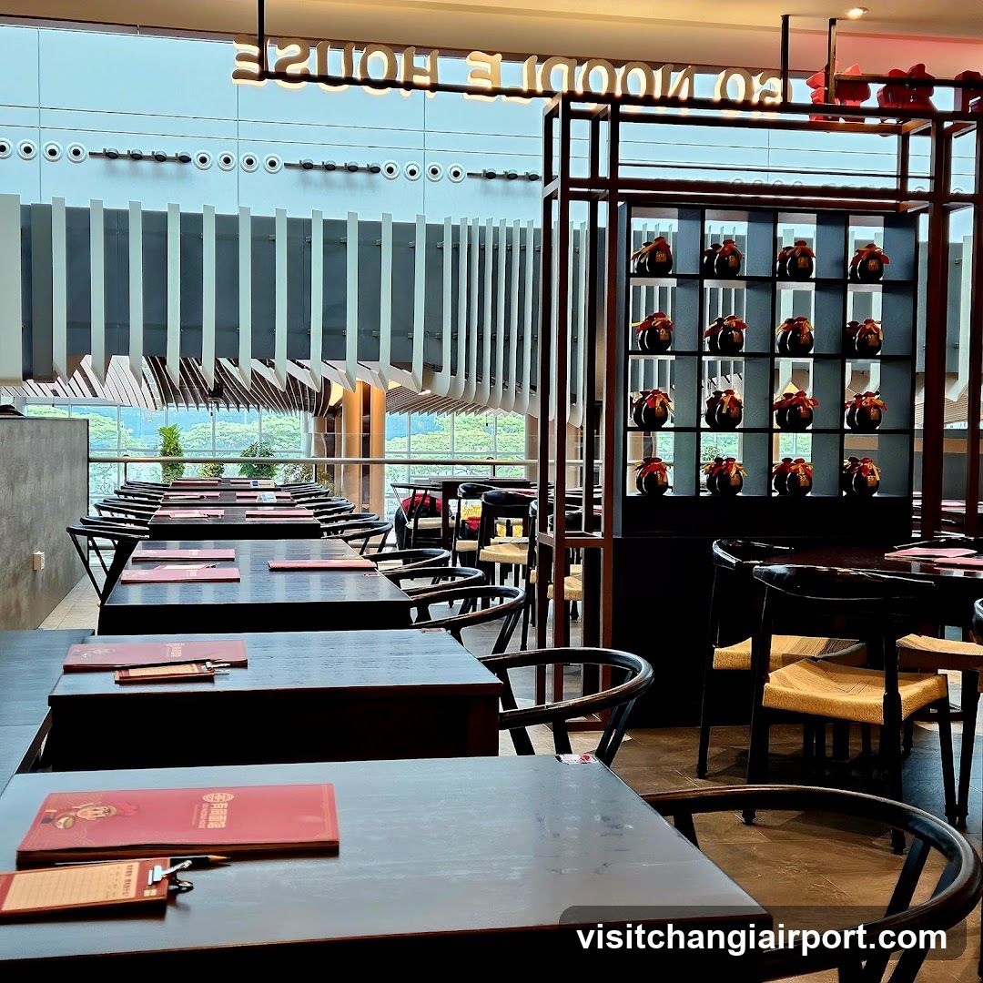 Restaurant Interior with Menu Cards