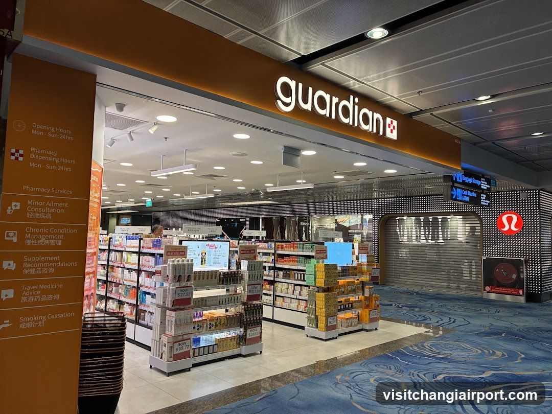 Guardian Health & Beauty + Pharmacy – Changi Airport Terminal 1 Transit West