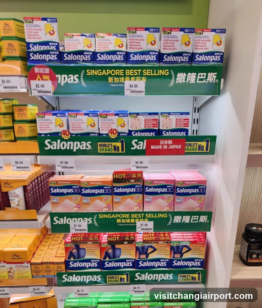 Salonpas Product Display Shelf
