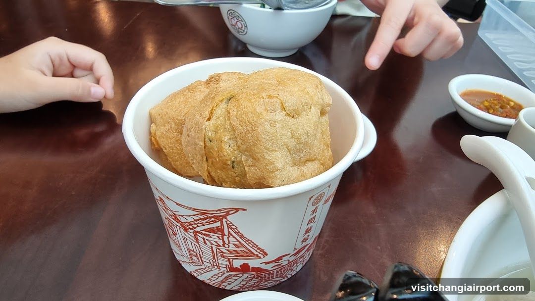 Food Bowl with Fried Dough
