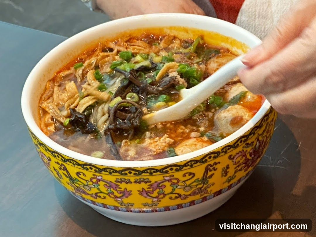 Bowl of Soup with Spoon