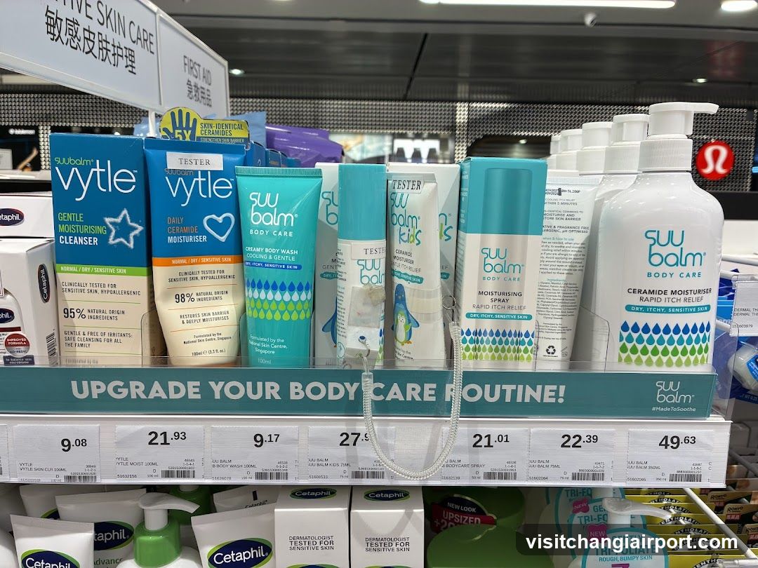 Suu Balm Body Care Products Display