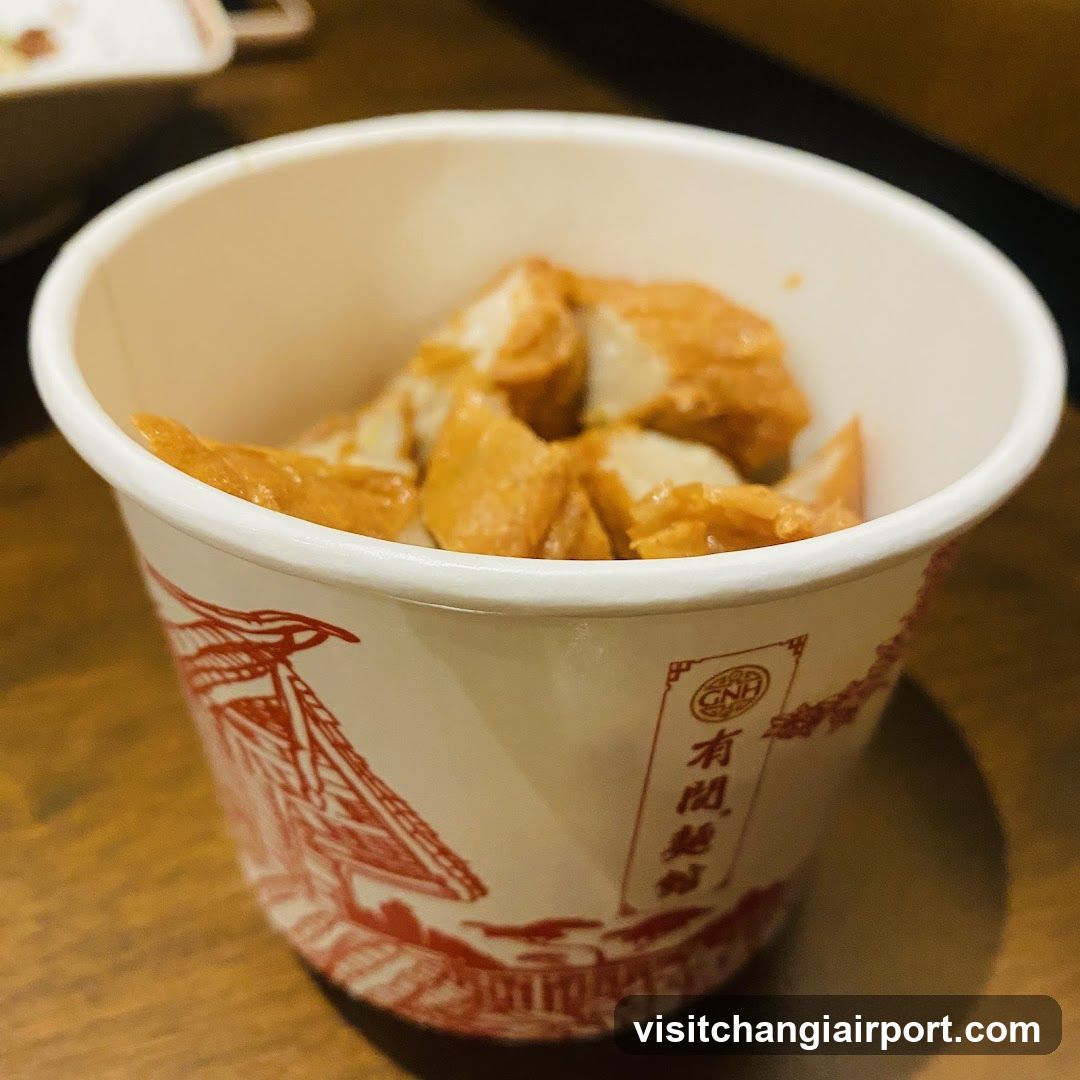 Food in paper cup