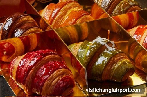Assorted Pastries Display