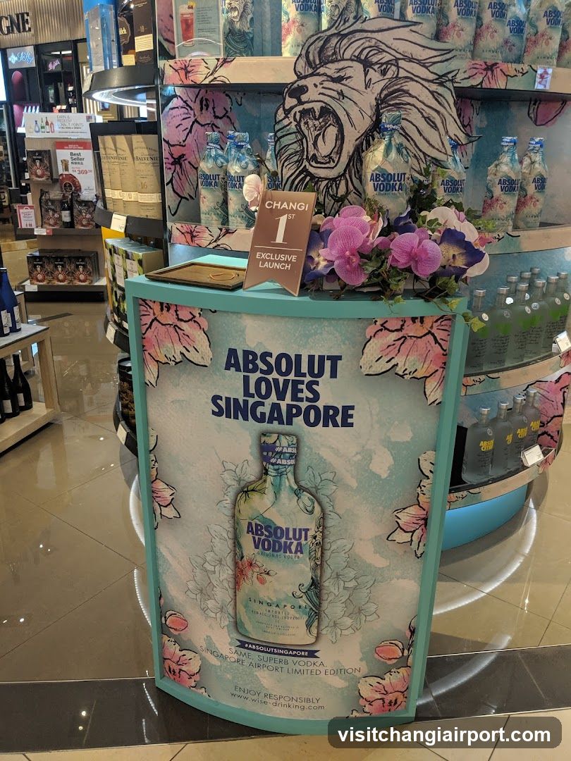 Absolut Vodka Singapore Launch Display
