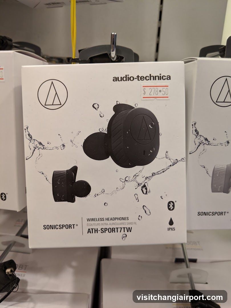 Audio-Technica SonicSport Headphones Display