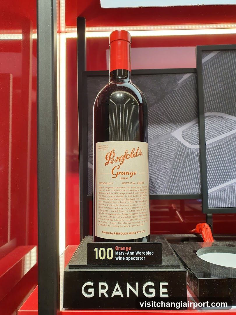 Penfolds Grange Wine Display