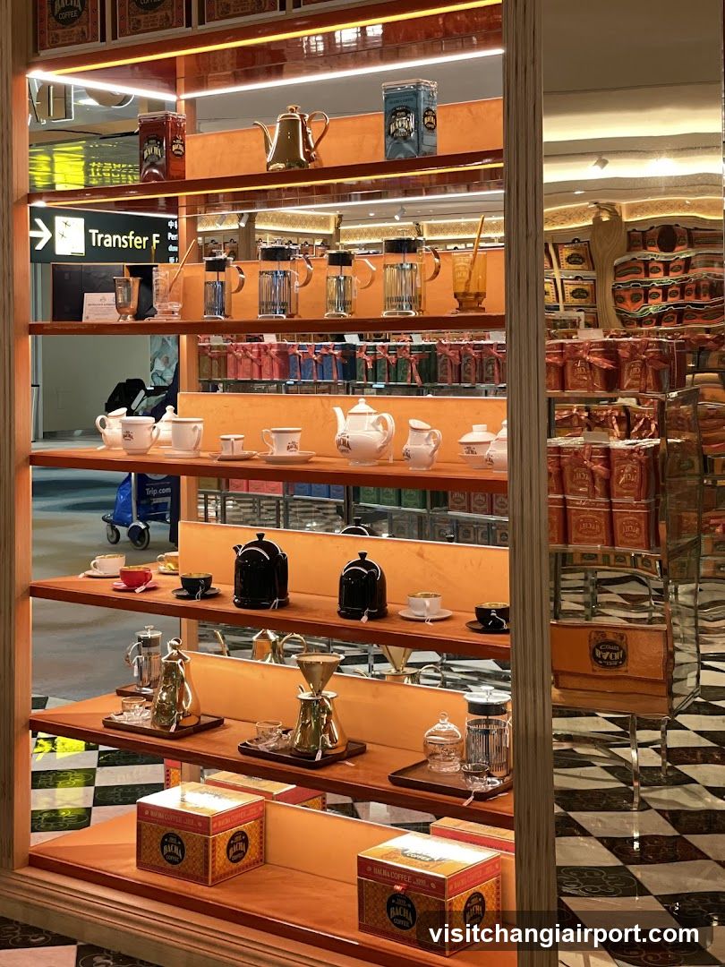 Tea and Coffee Display Shelf