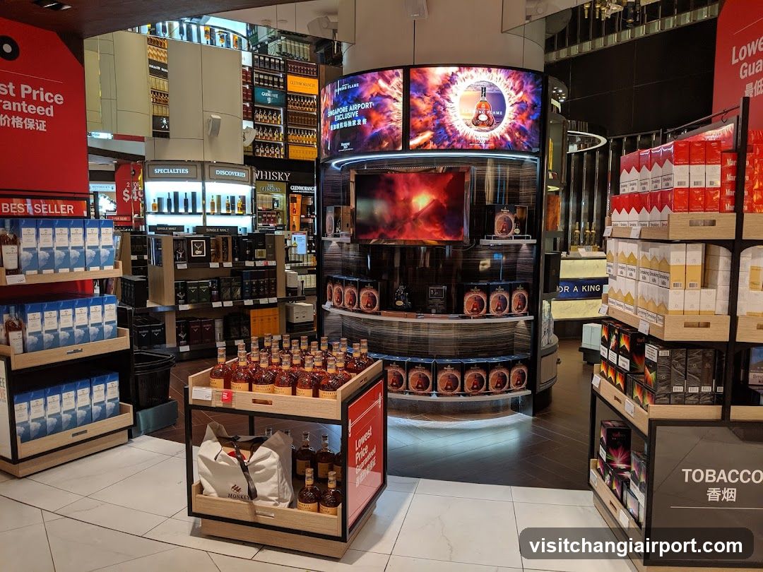 Liquor Store Interior Display