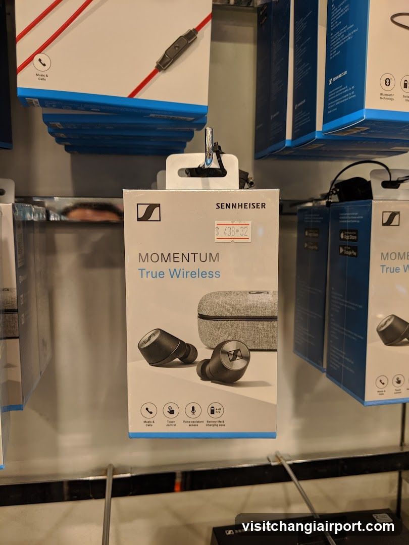 Sennheiser Momentum True Wireless Earbuds Display