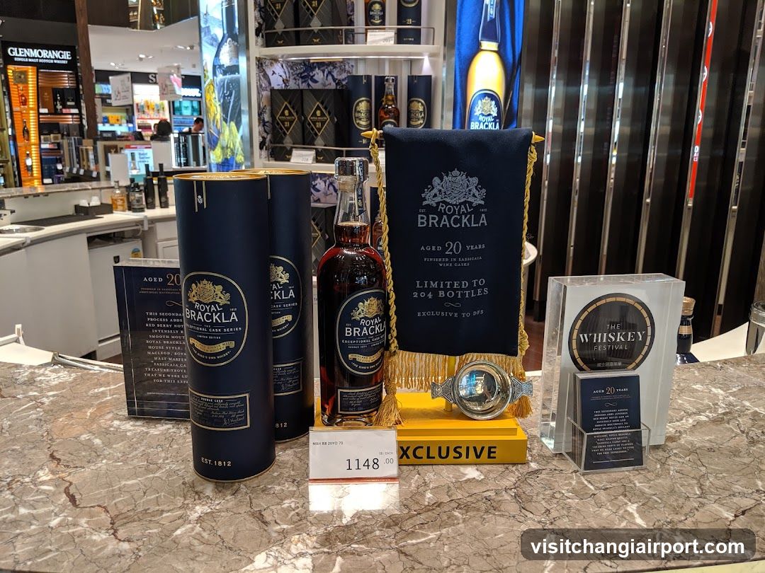 Royal Brackla Whisky Display