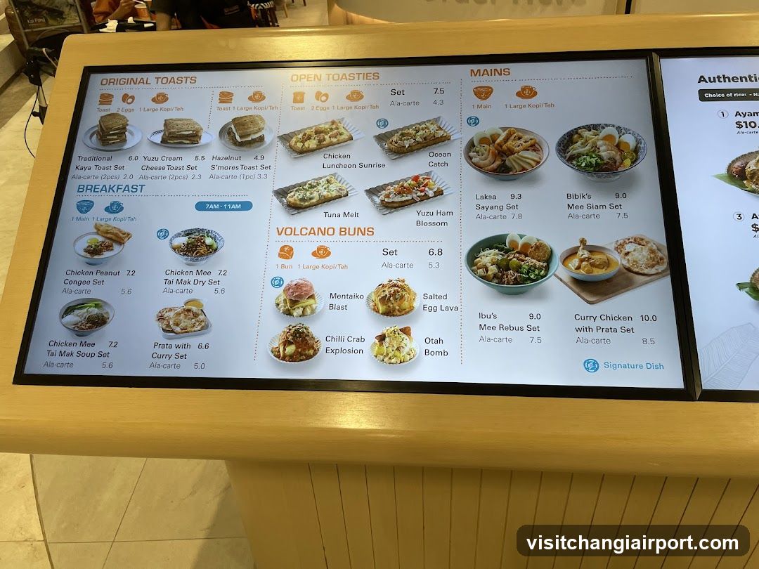 Restaurant Menu Board