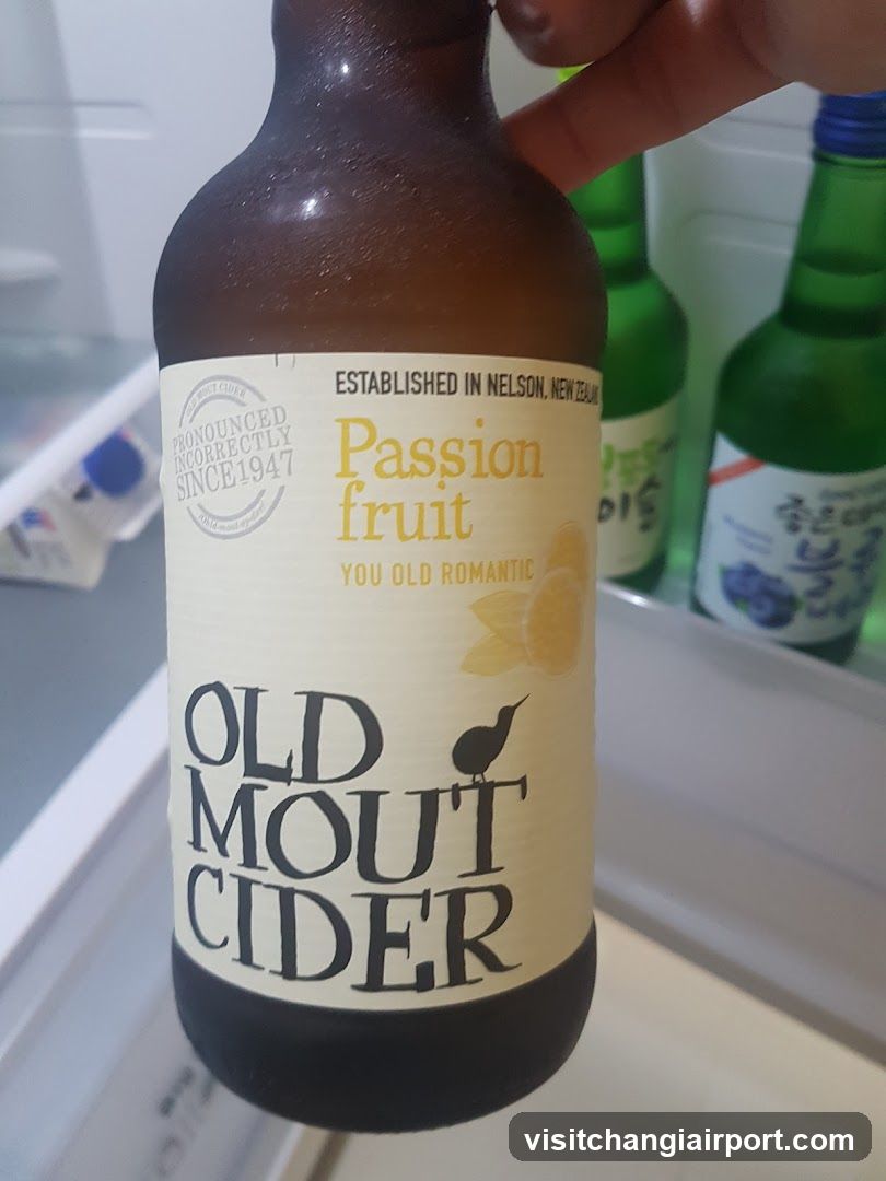 Bottle of Old Mout Cider Passion Fruit