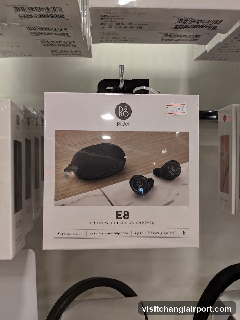 B&O Play E8 Wireless Earphones Display