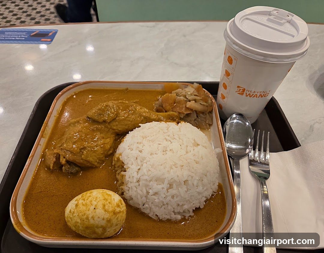 Curry Chicken Rice Meal