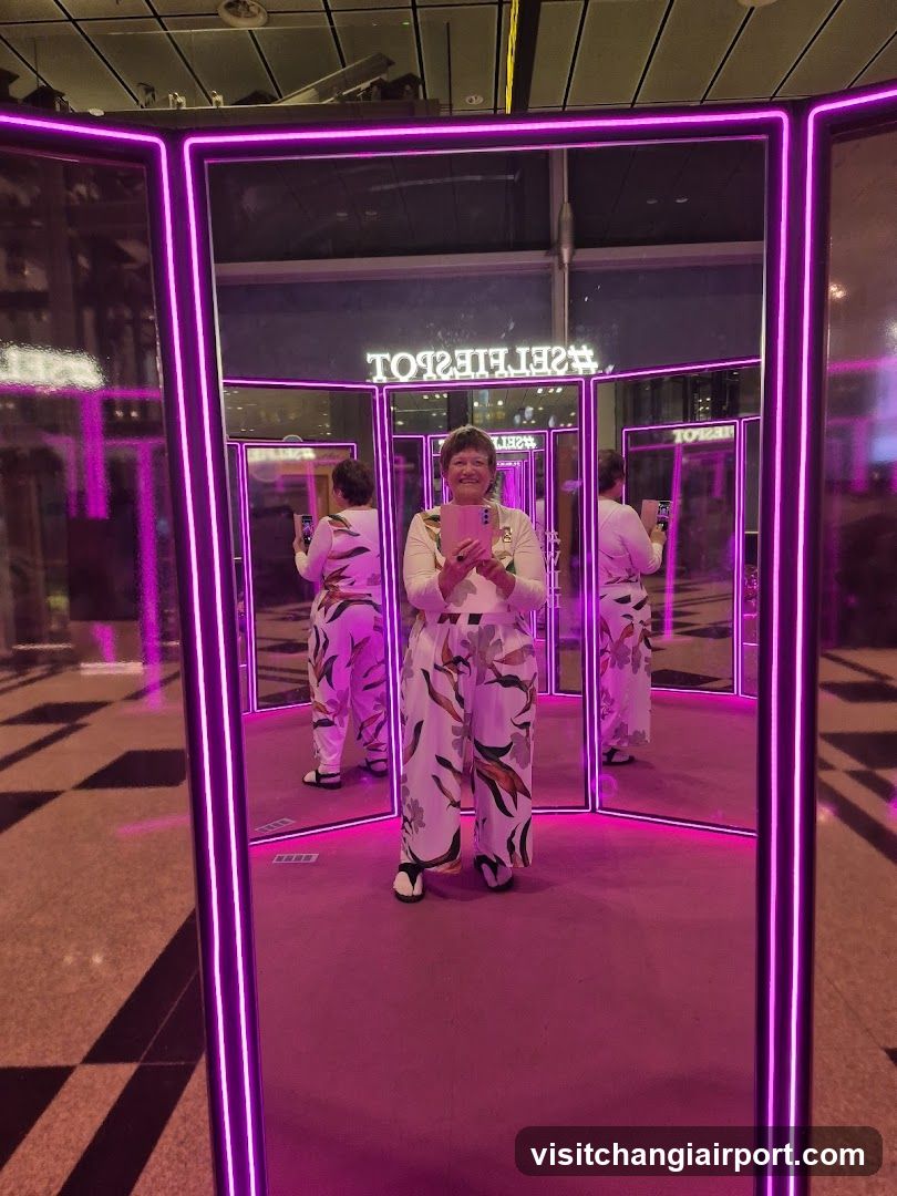 Selfie Spot Mirror Installation