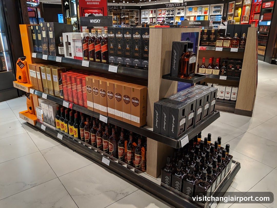 Whisky and Spirits Display