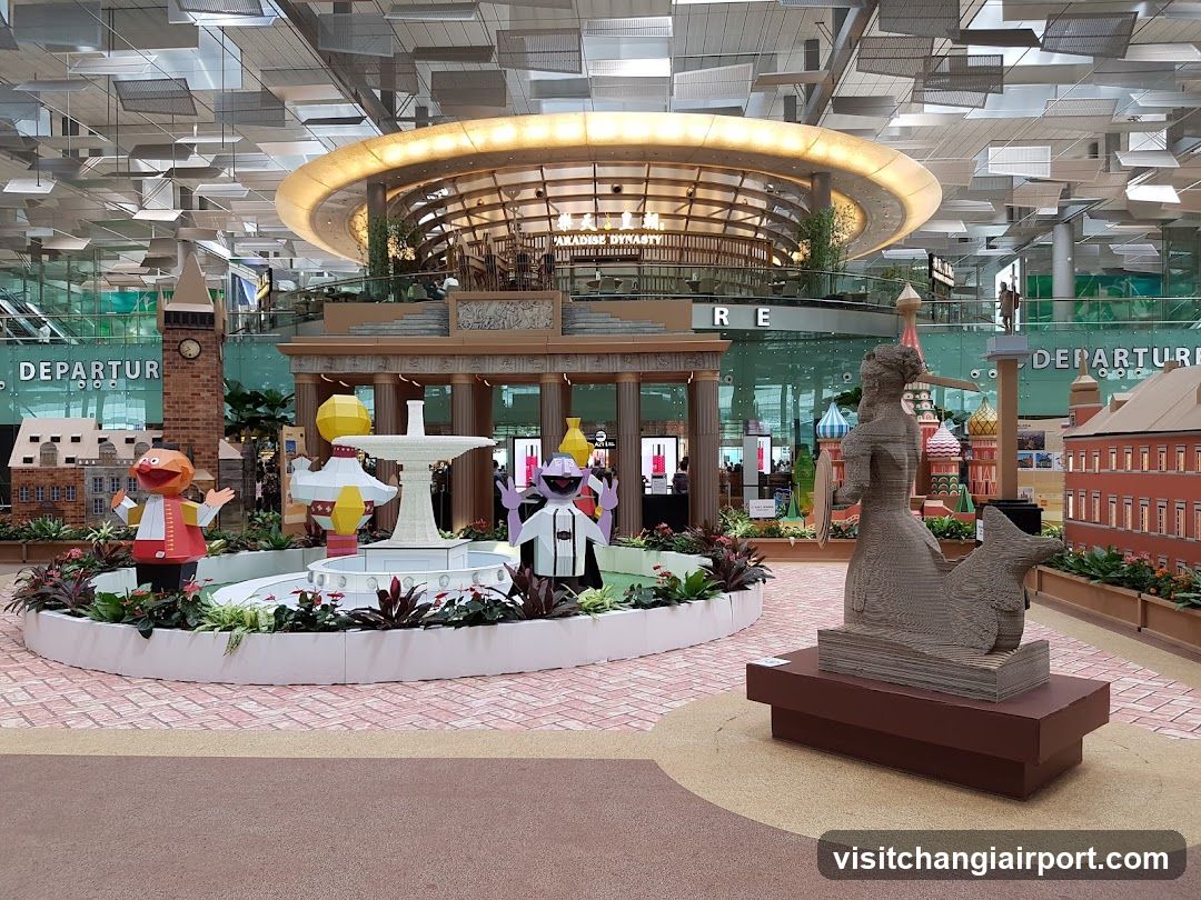 Airport Terminal Interior Display