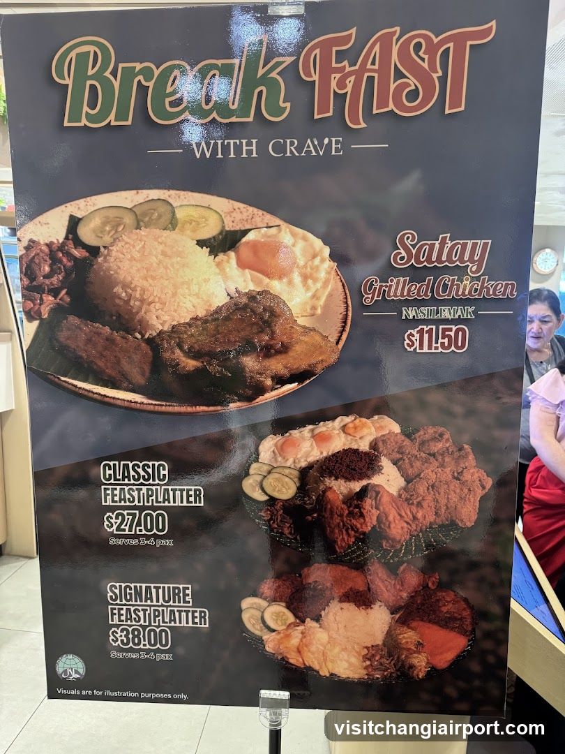 Breakfast Menu Display