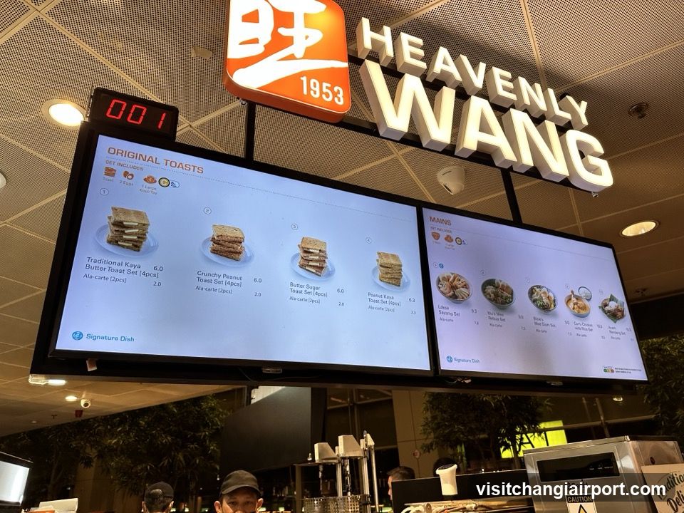 Heavenly Wang Menu Board