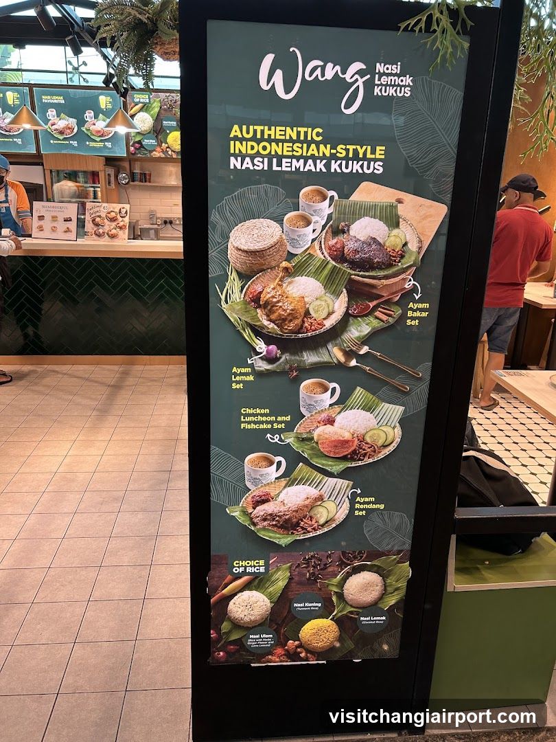 Wang Nasi Lemak Kukus Display