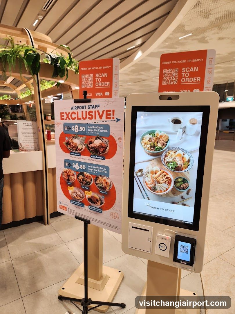 Airport Staff Exclusive Kiosk