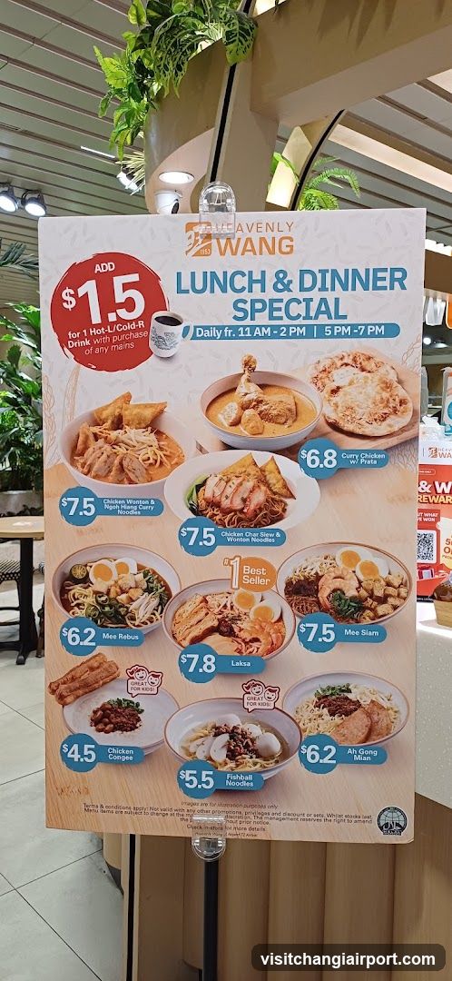 Lunch & Dinner Special Menu Board