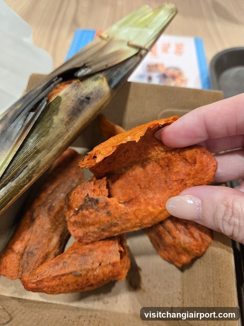 Roasted Sweet Potato with Corn Husk