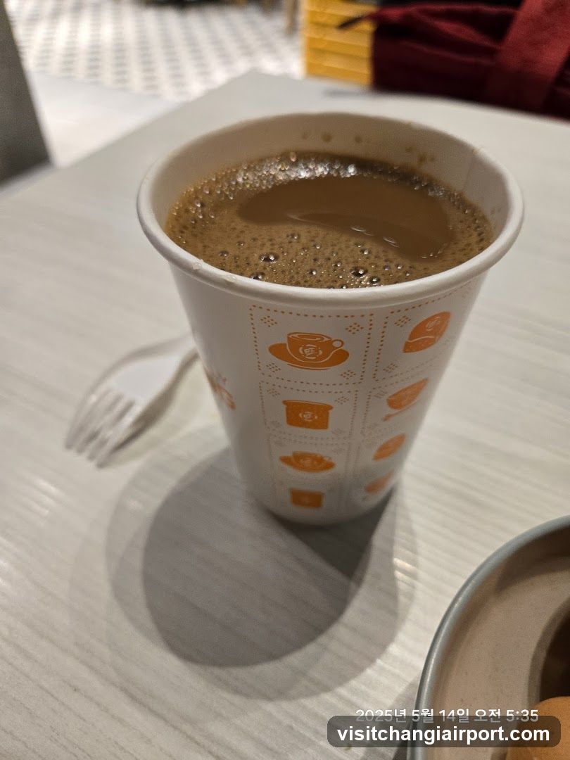 Coffee in a paper cup
