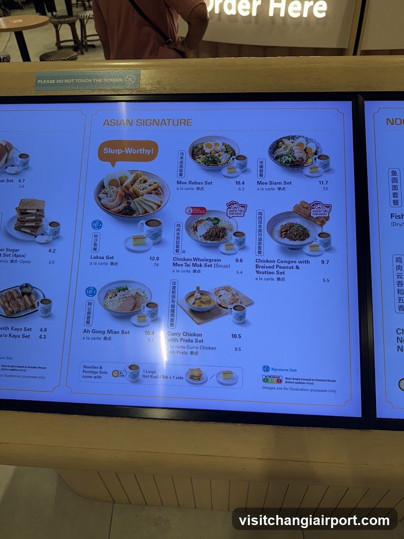 Asian Signature Menu Board