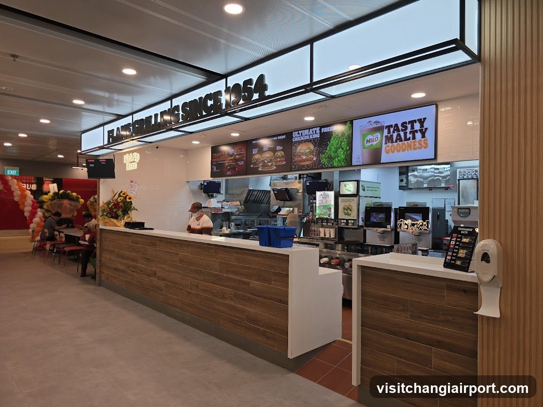 Fast Food Counter Interior