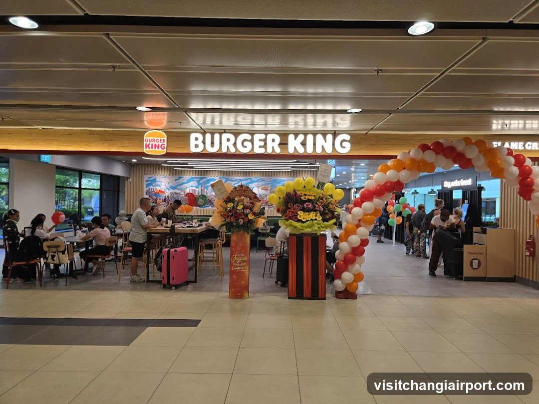 Burger King Interior with Decorations