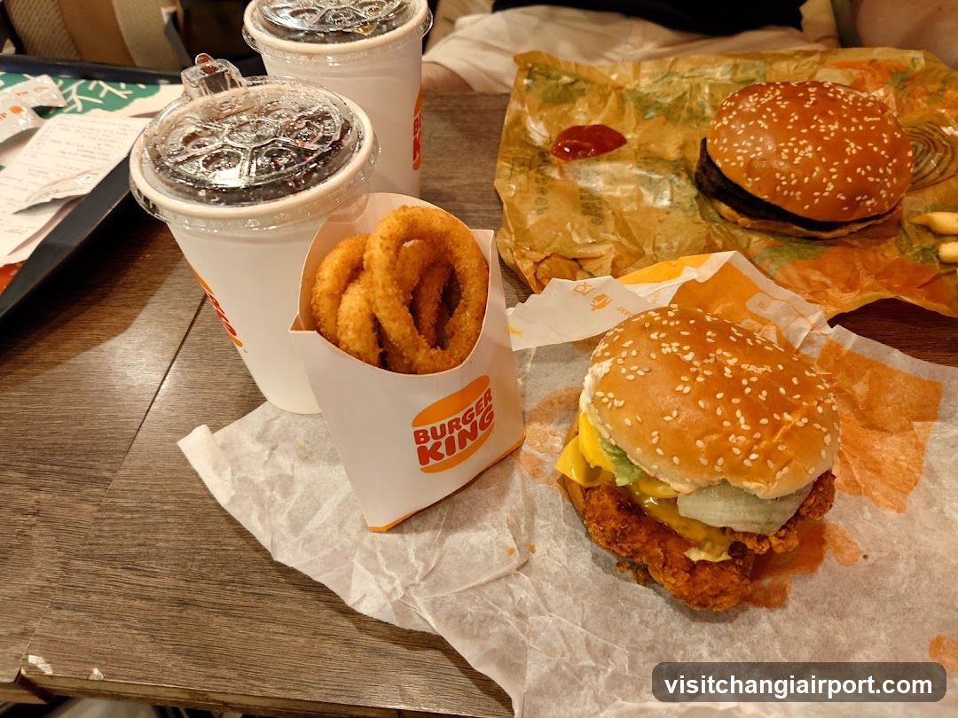 Burger King Meal Spread